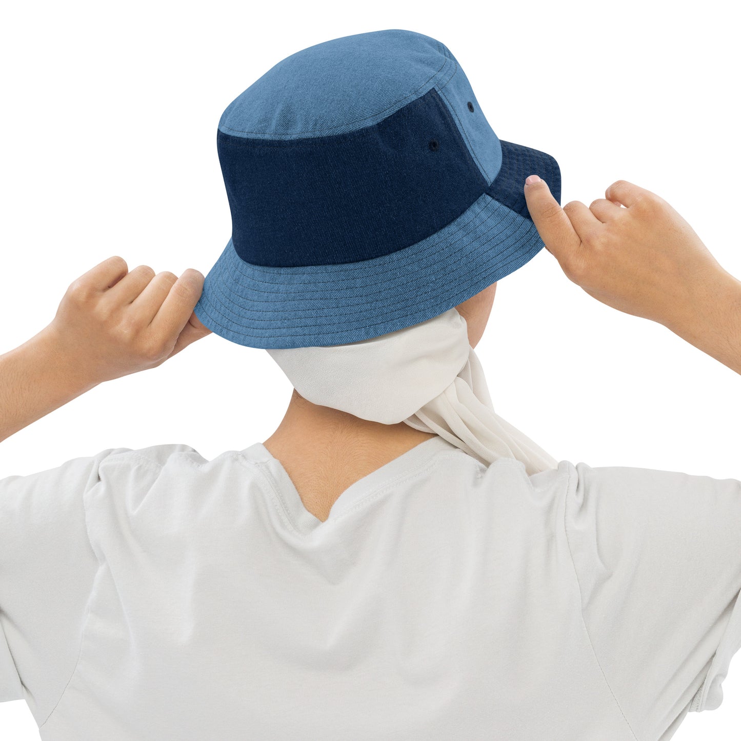 Grow Your Fro! Denim Bucket Hat