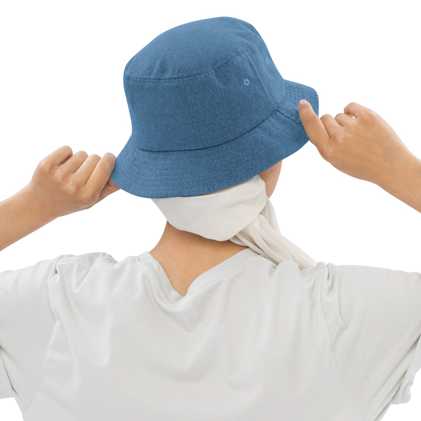Grow Your Fro! Denim Bucket Hat