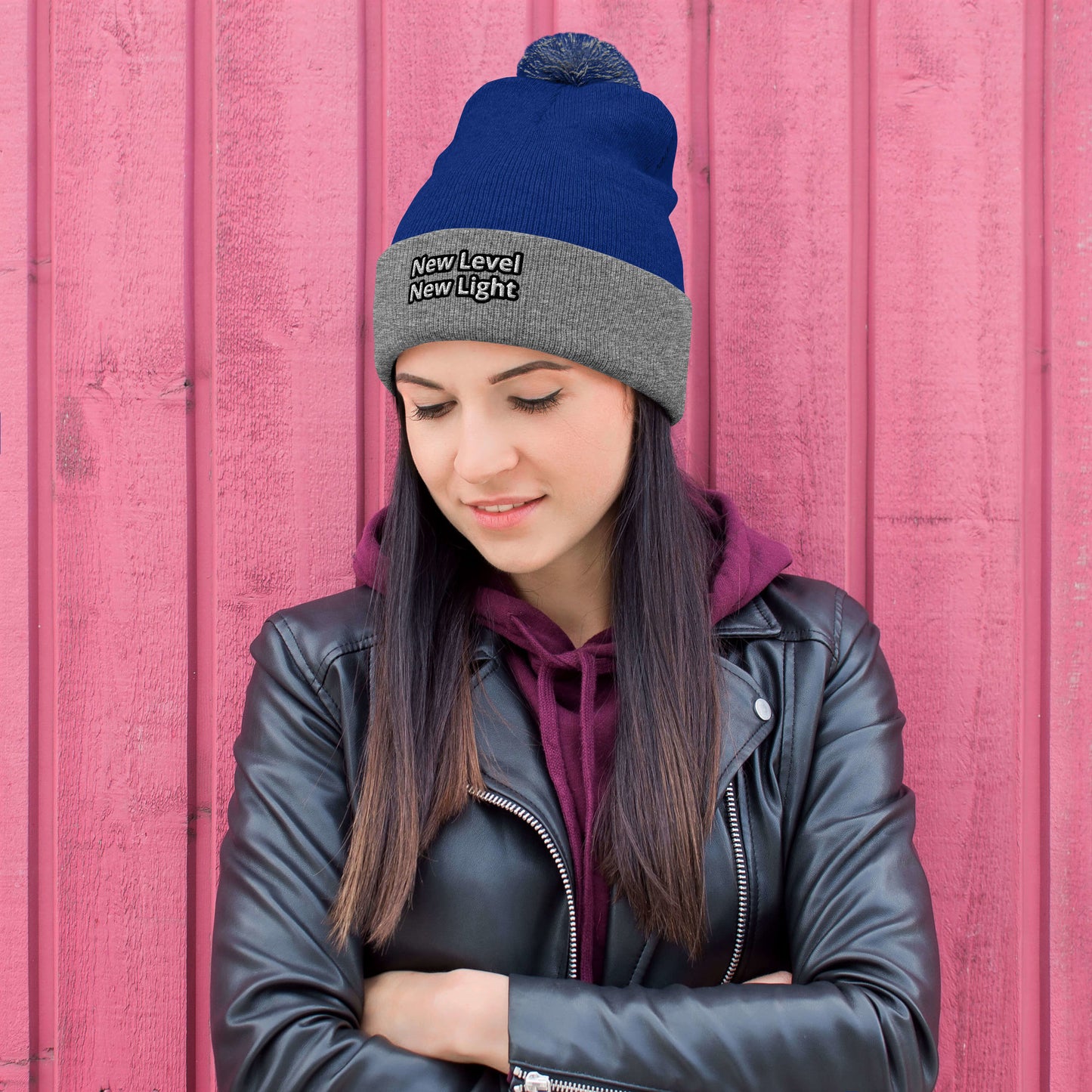 New Level, New Light Pom-Pom Beanie