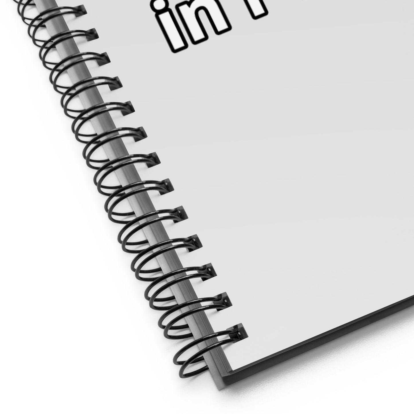 Walking in Power Spiral notebook