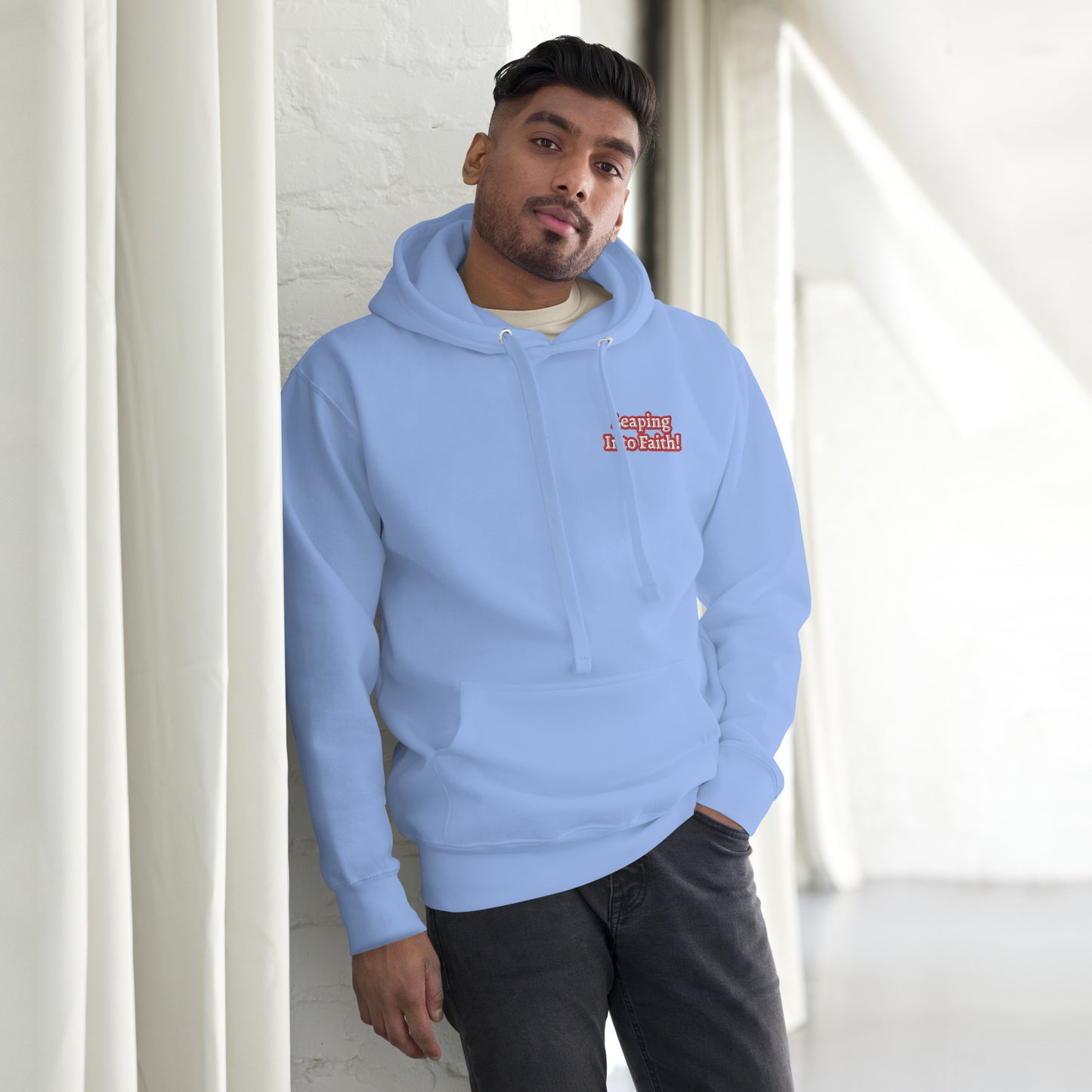 Leaping Into Faith Unisex Premium Hoodie