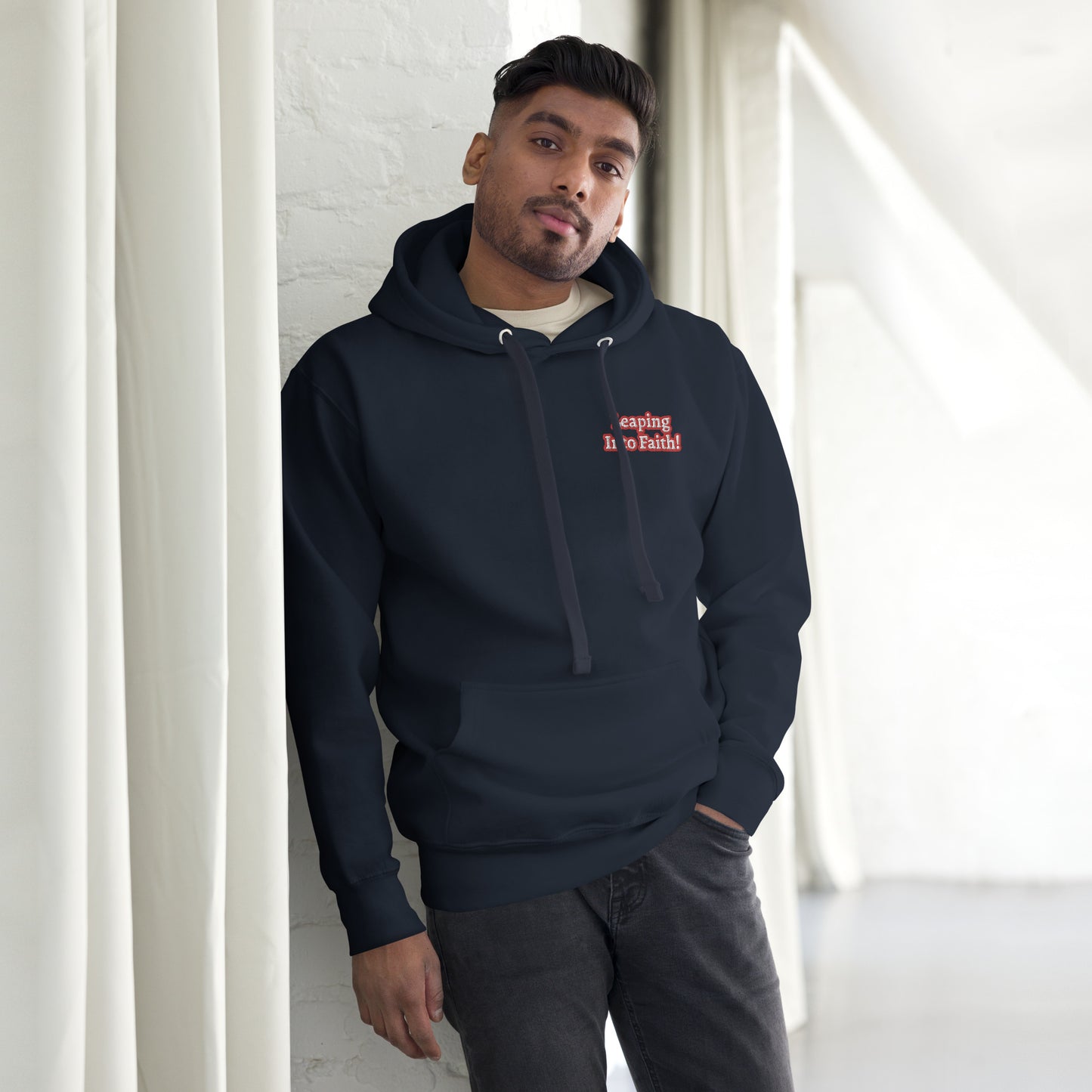 Leaping Into Faith Unisex Premium Hoodie