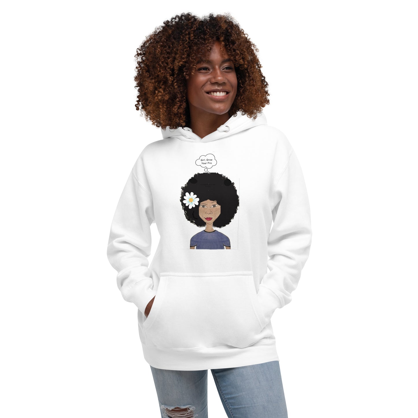 Girl, Grow Your Fro! Unisex Premium Hoodie
