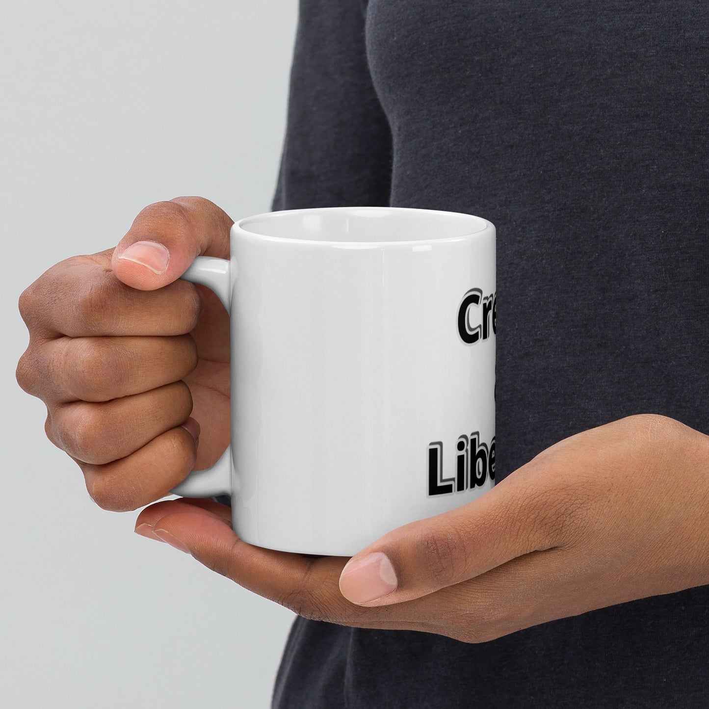 Create & Liberate! glossy mug
