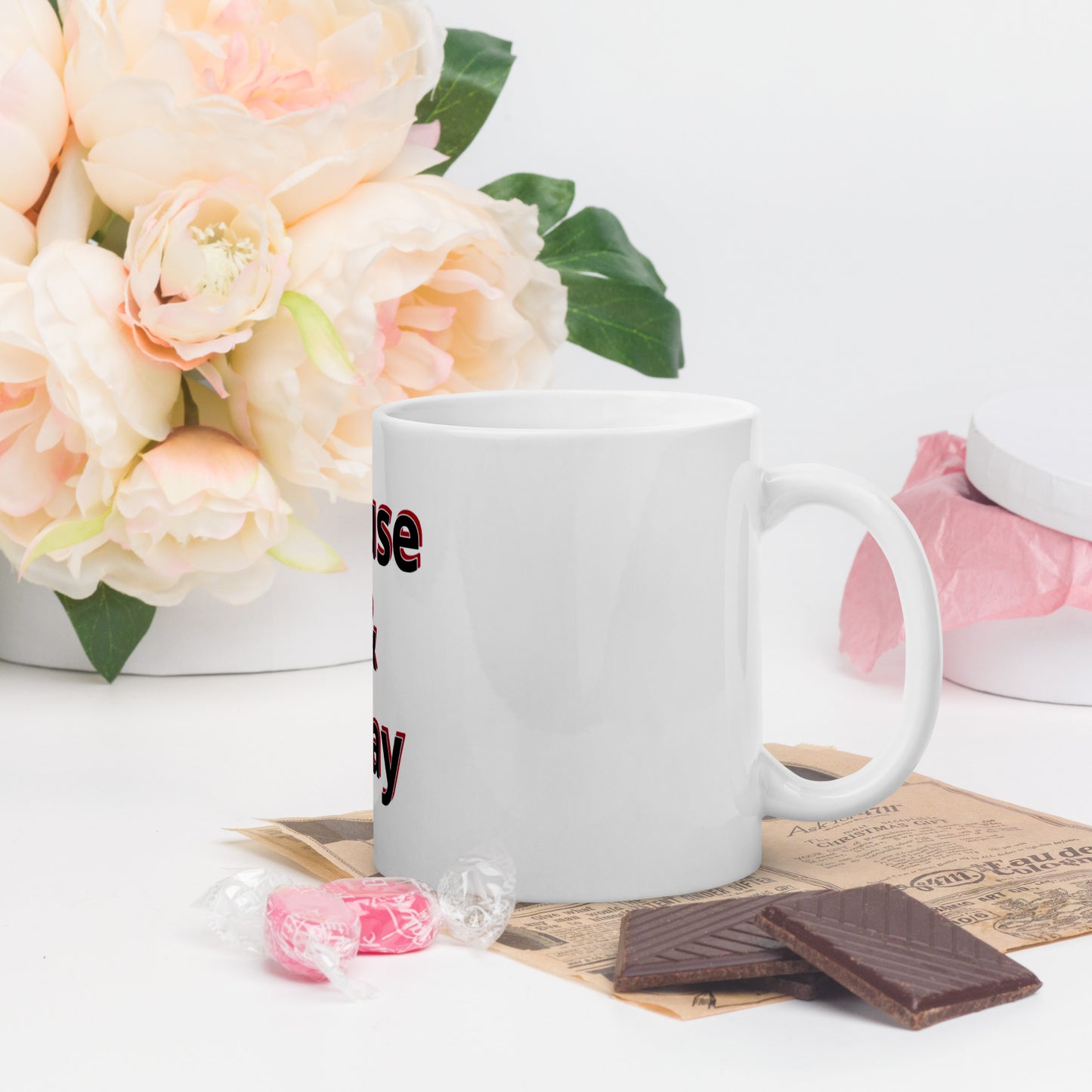 Pause & Pray Glossy Mug
