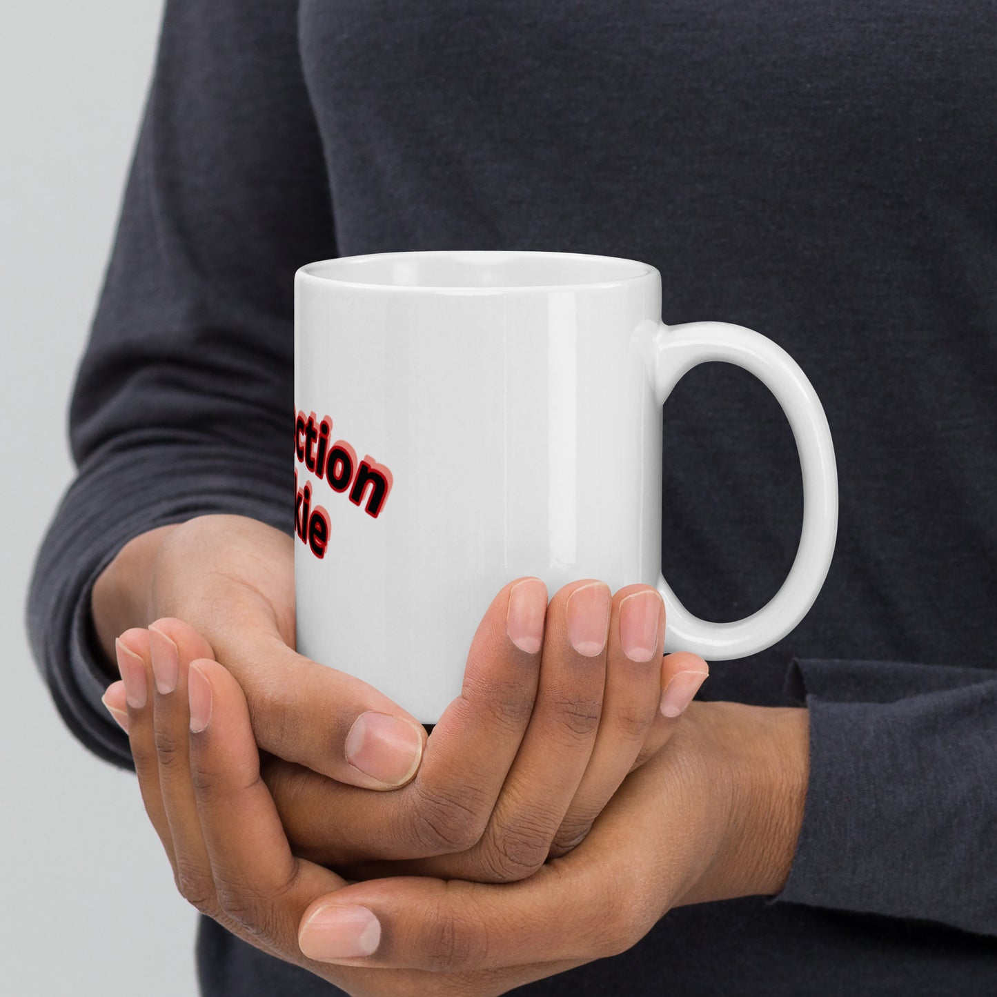 Connection Junkie glossy mug
