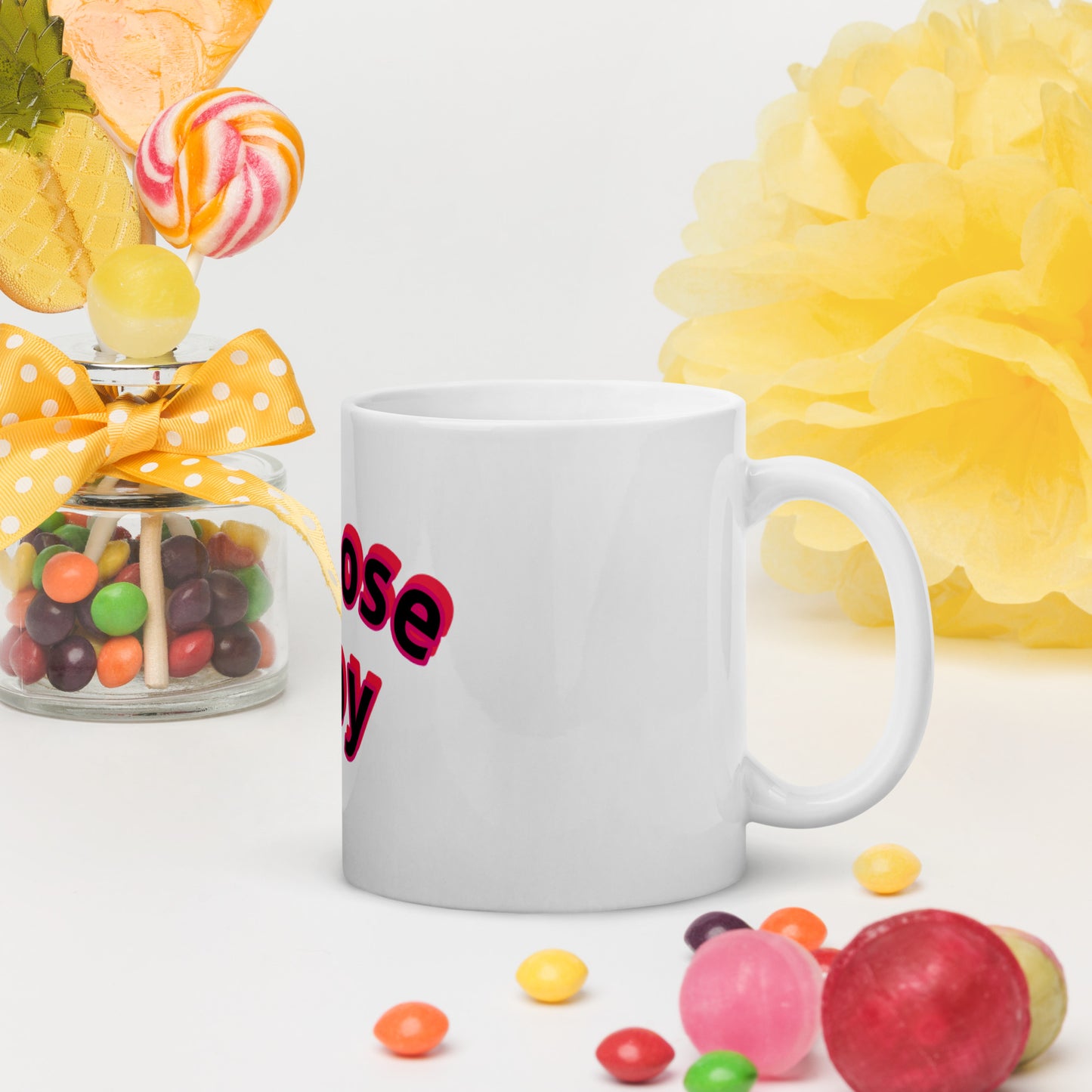 Choose Joy glossy mug