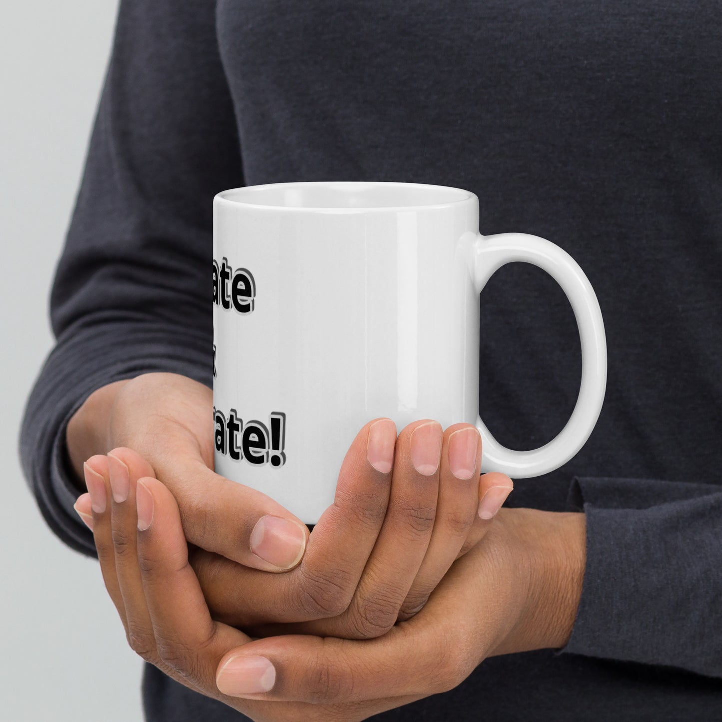 Create & Liberate! glossy mug