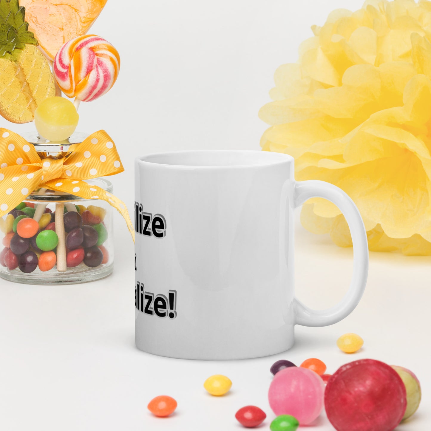 Mobilize & Actualize! glossy mug