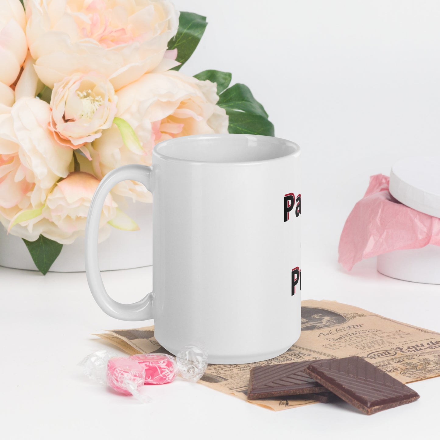 Pause & Pray Glossy Mug
