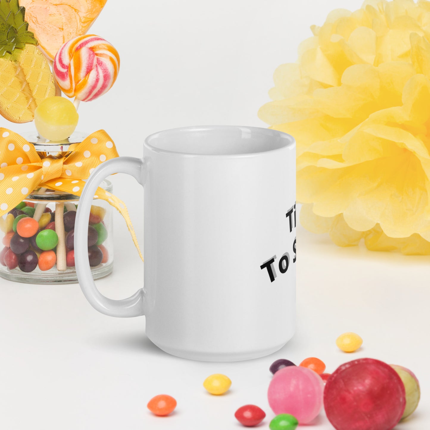 Time To SHINE glossy mug