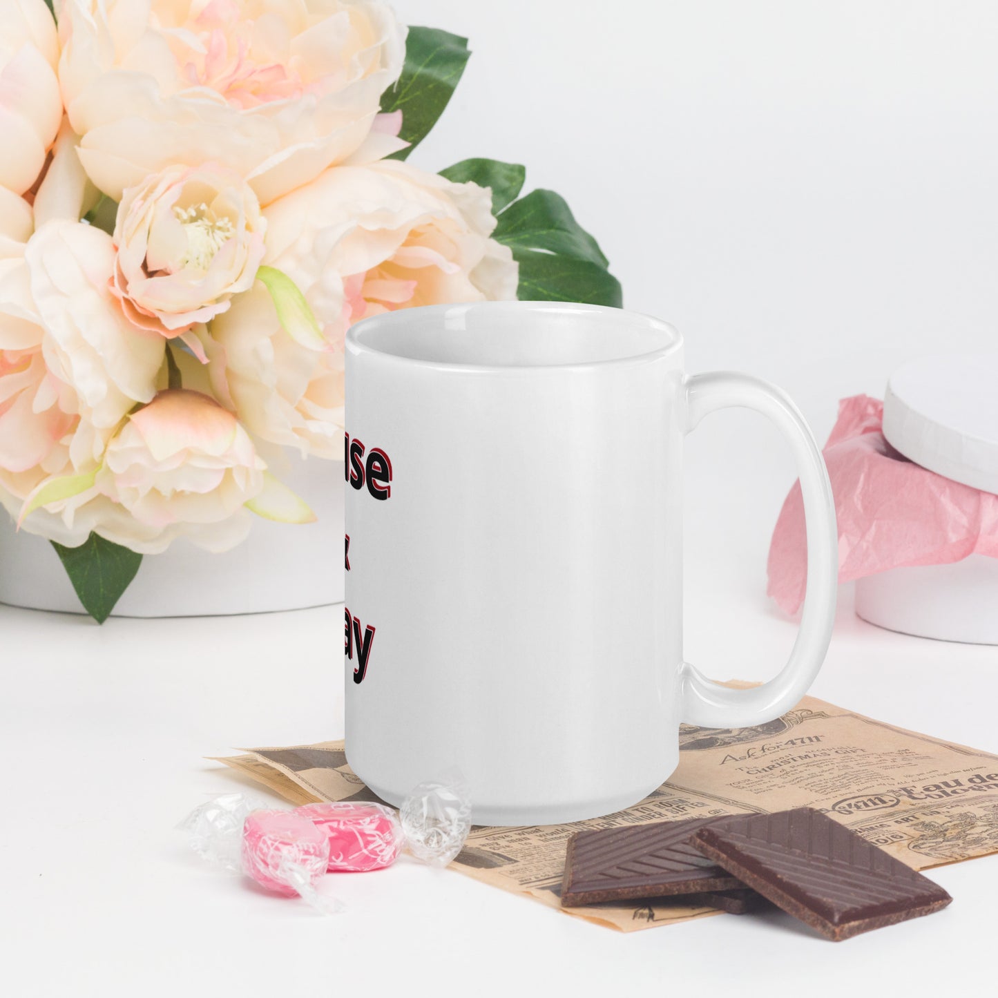 Pause & Pray Glossy Mug