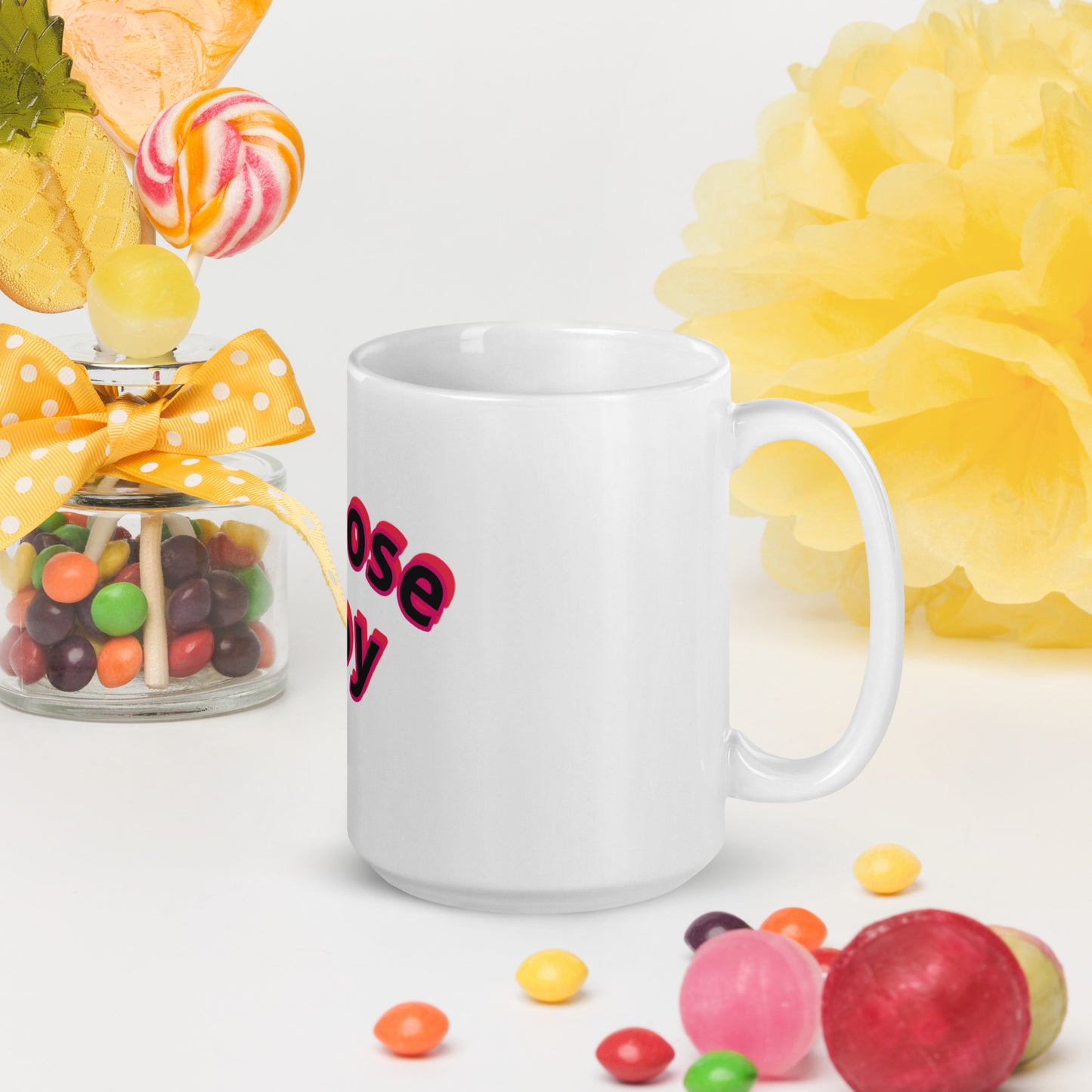 Choose Joy glossy mug
