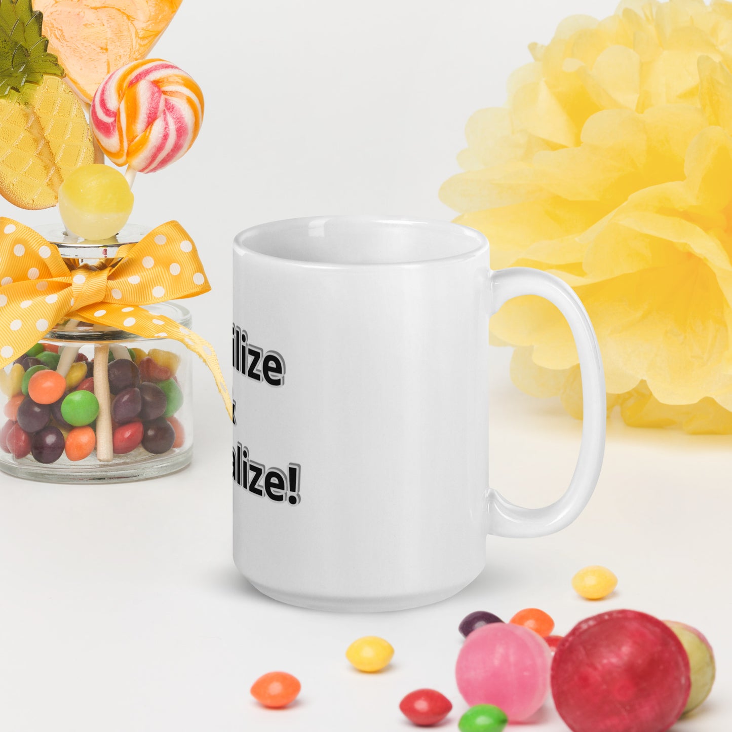 Mobilize & Actualize! glossy mug
