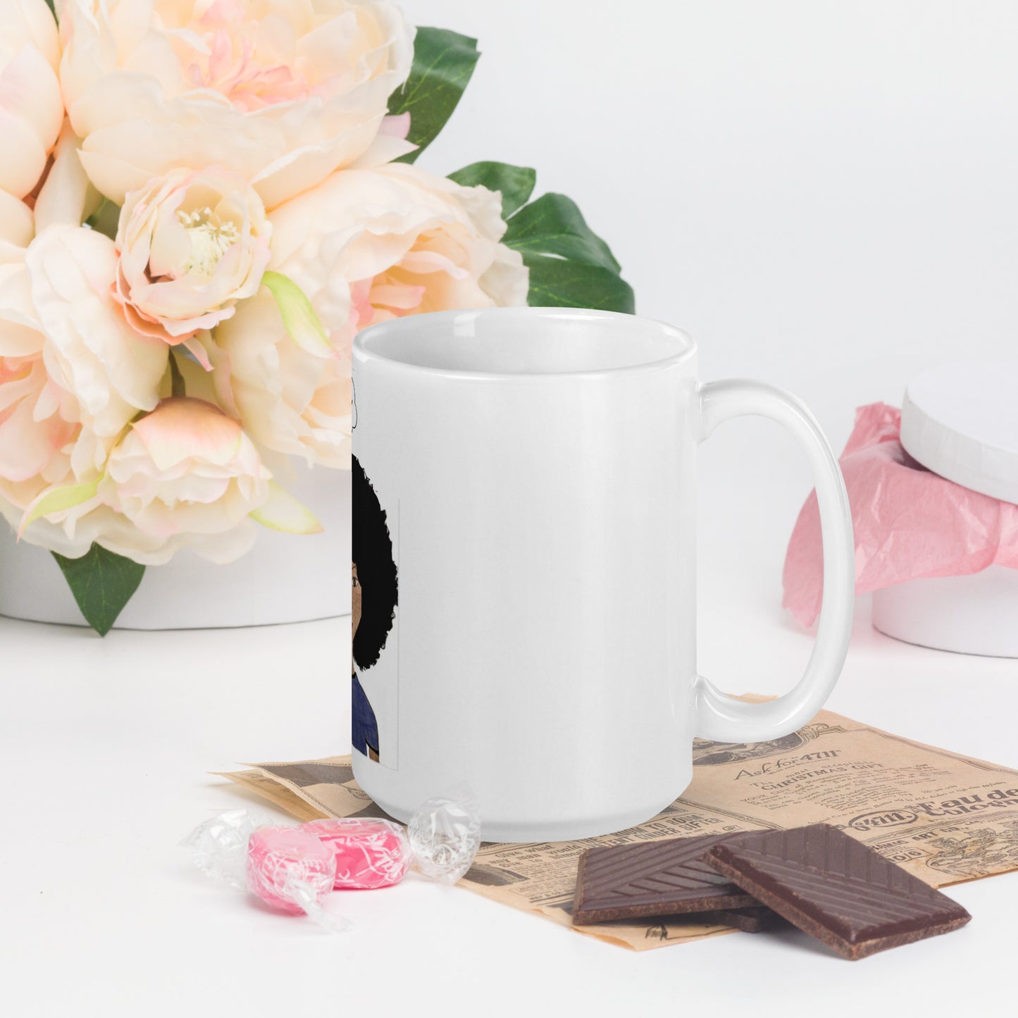 Girl, Grow Your Fro! White Glossy Mug
