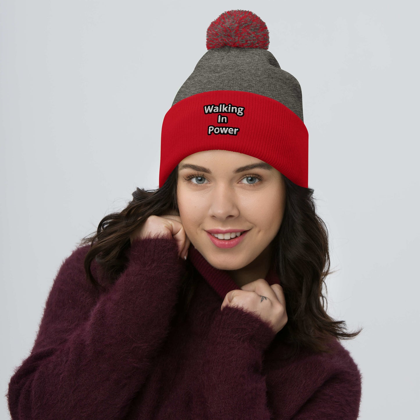 Walking In Power Pom-Pom Beanie