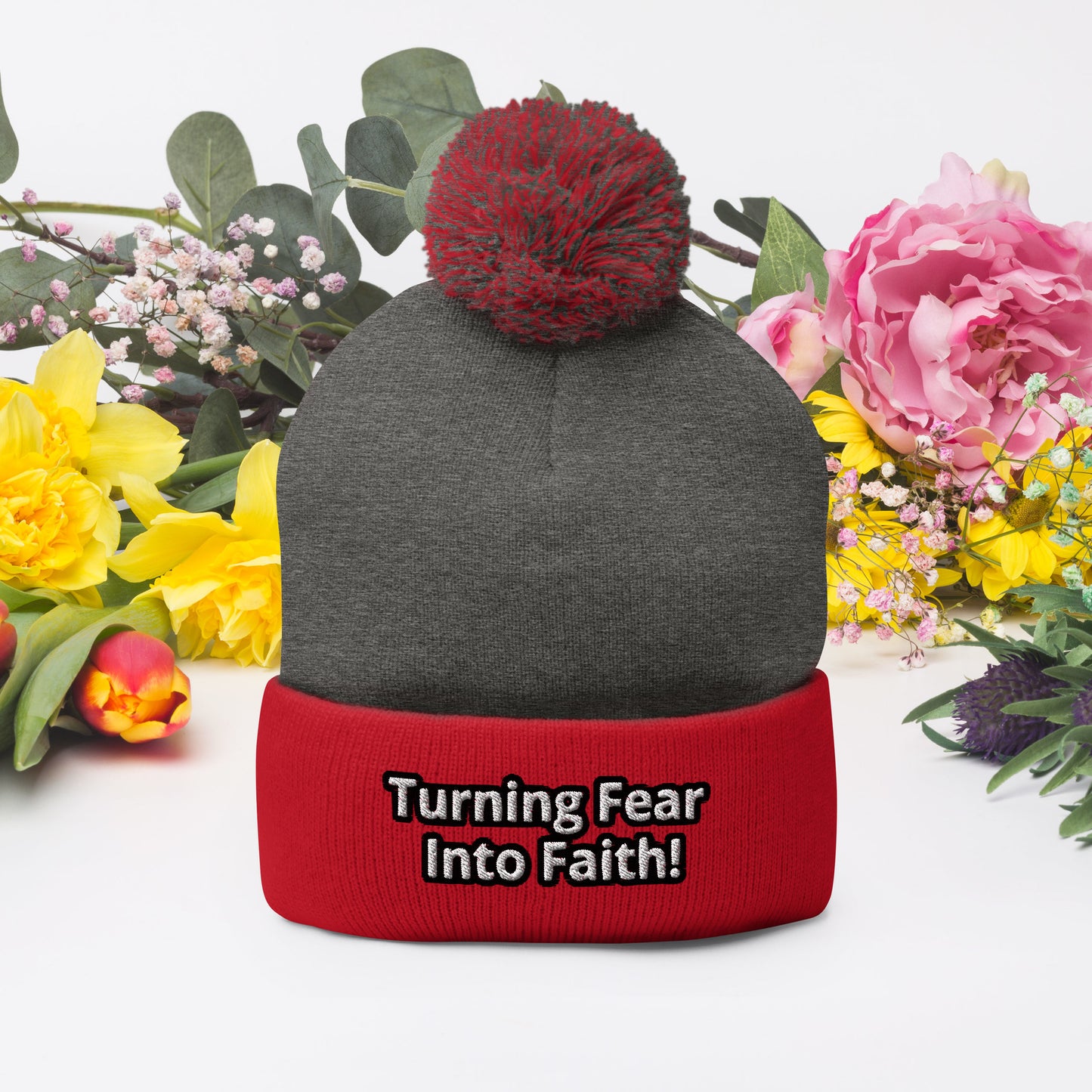 Turning Fear Into Faith! Pom-Pom Beanie