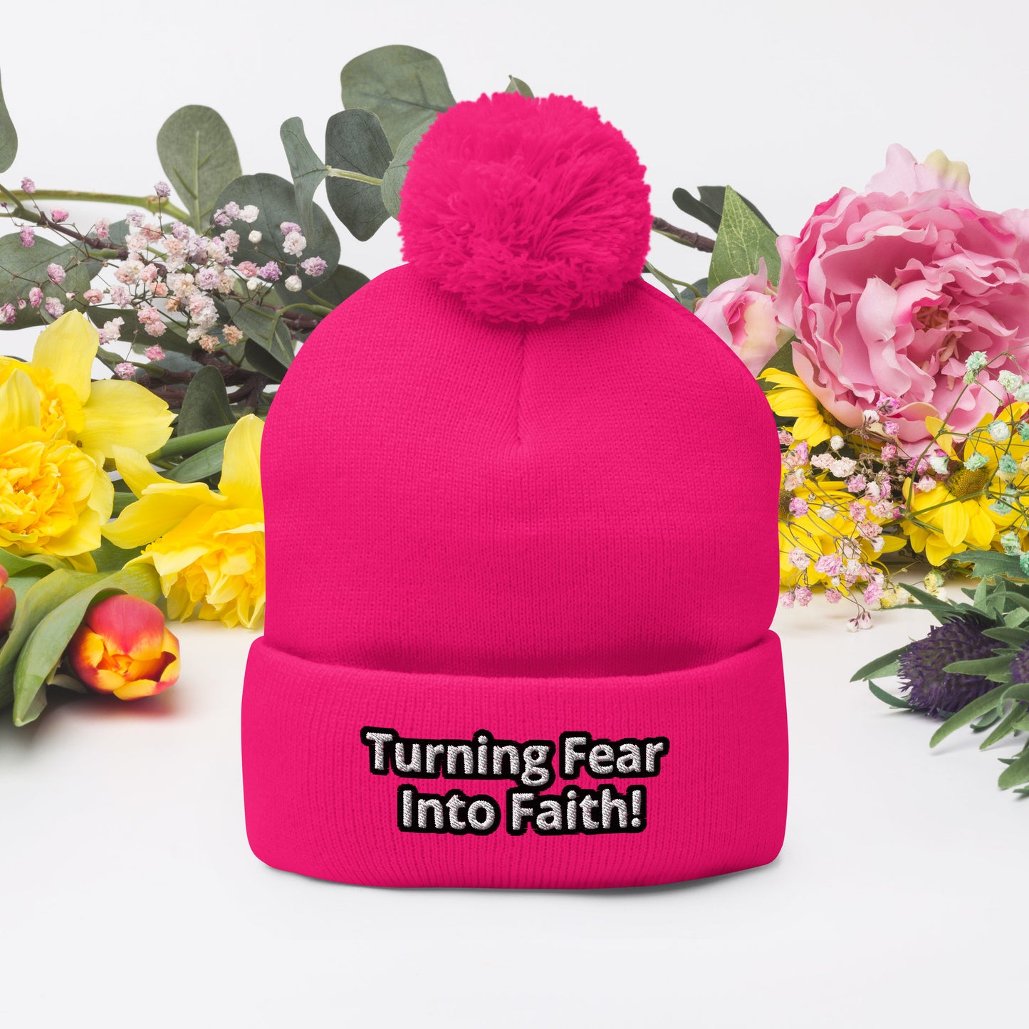 Turning Fear Into Faith! Pom-Pom Beanie