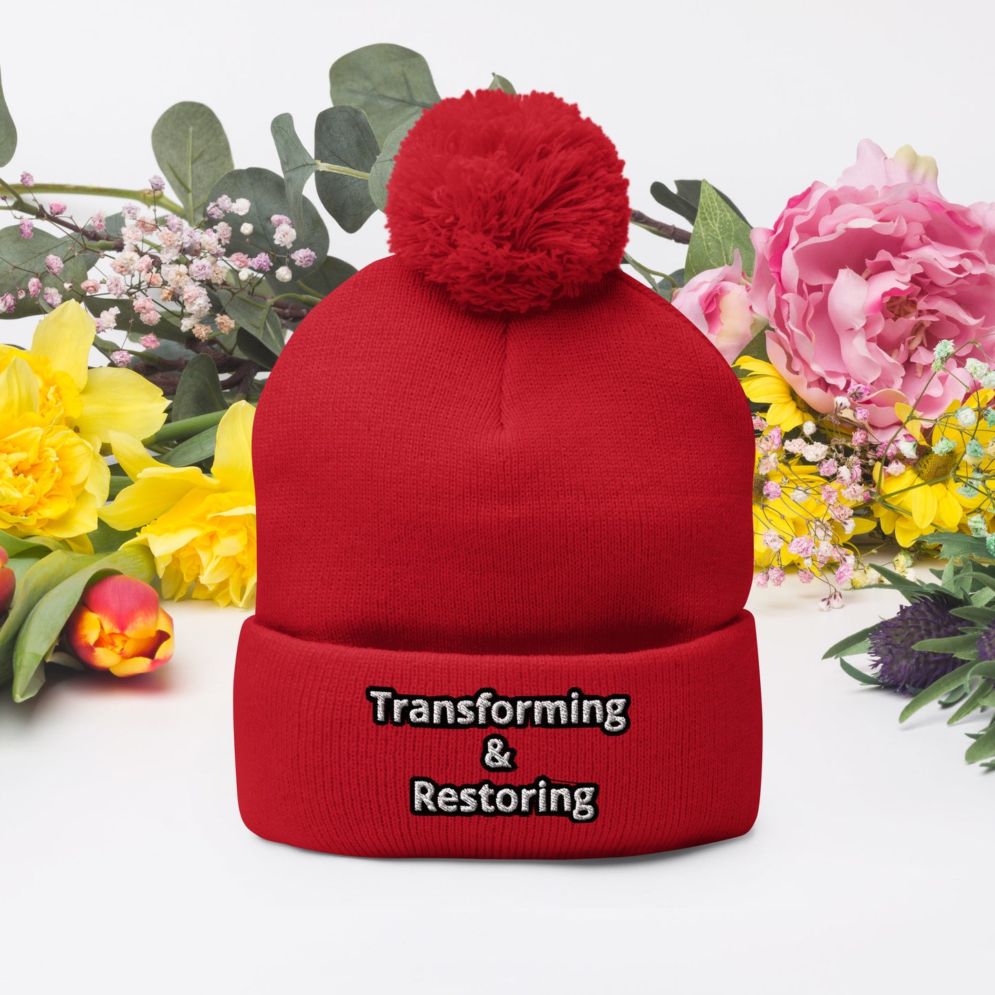 Transforming & Restoring Pom-Pom Beanie