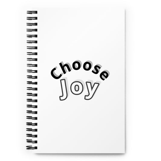 Choose Joy Spiral notebook