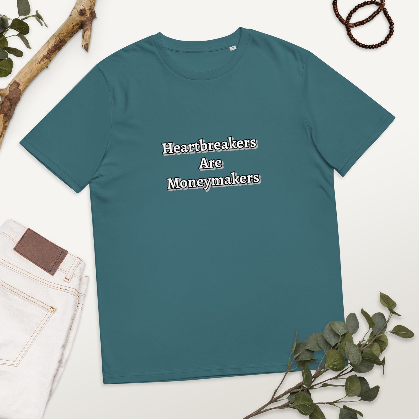 Heartbreakers Are Moneymakers Unisex organic cotton t-shirt