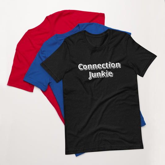 Connection Junkie Unisex t-shirt
