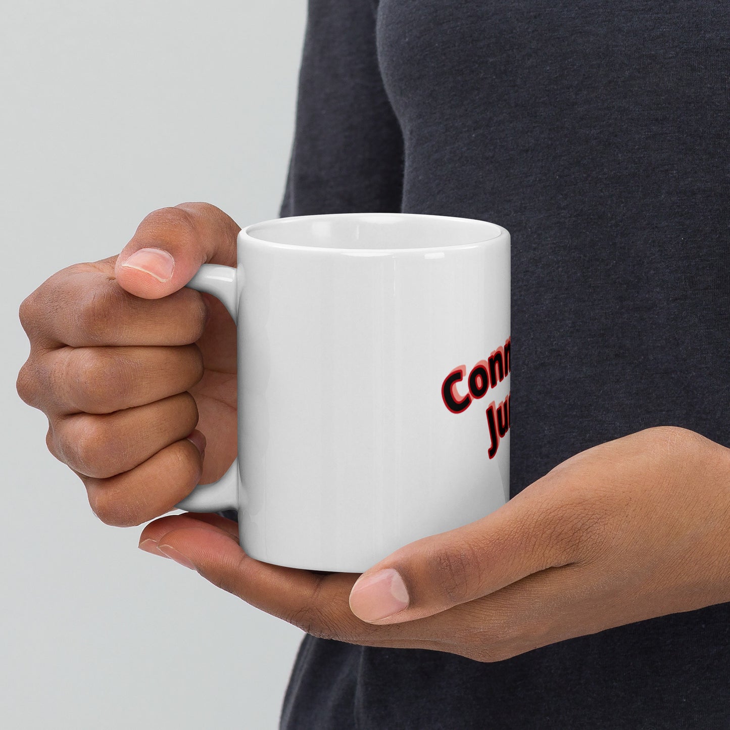 Connection Junkie glossy mug