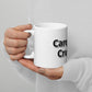 Caregivers Crush It! White glossy mug