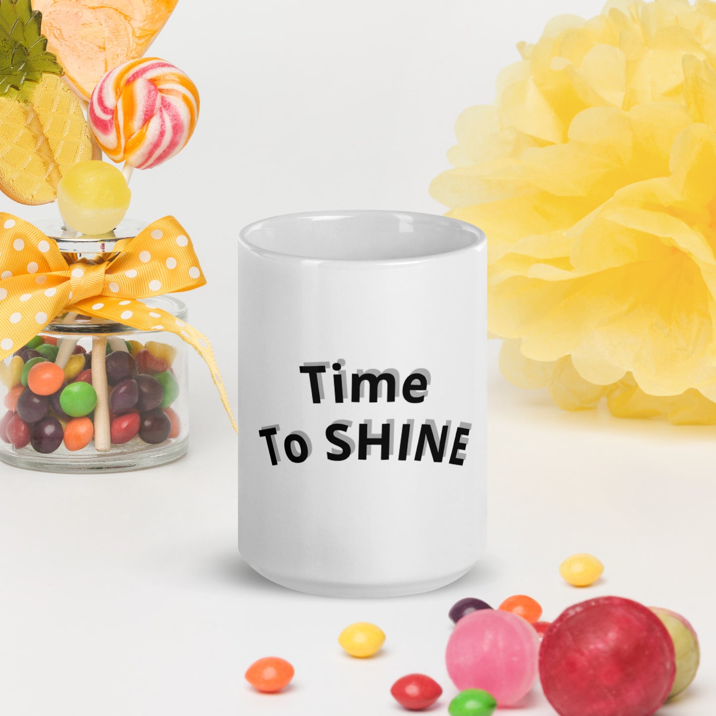 Time To SHINE glossy mug