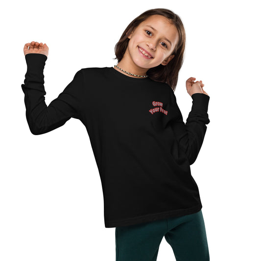 Grow Your Fro! Youth Long Sleeve Tee
